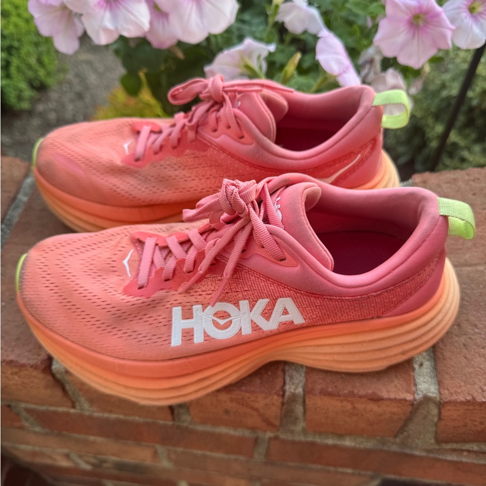 Hoka Bondi 8 Sunset Running Shoes
